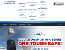 Tablet Screenshot of libertygunsafe.com